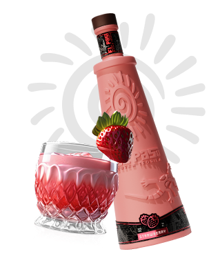 EL PASO STRAWBERRY CREAM TEQUILA