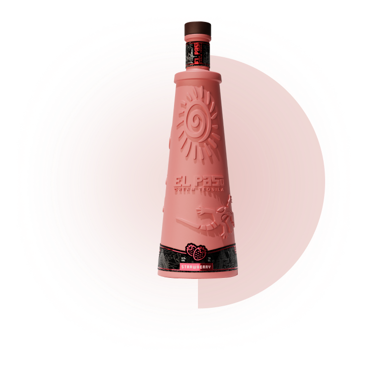 EL PASO STRAWBERRY CREAM TEQUILA